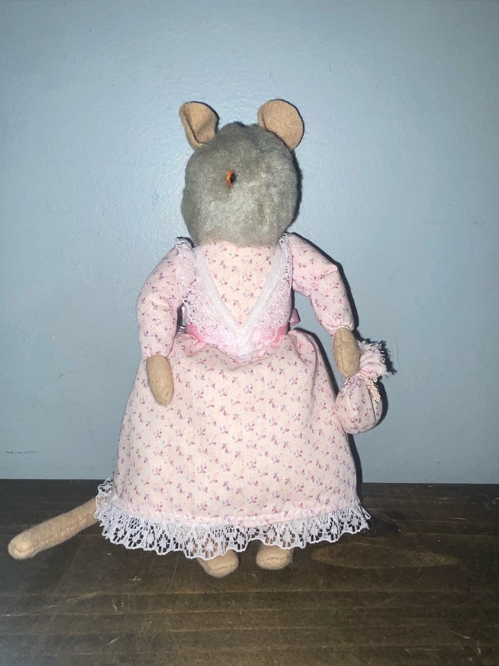 Vintage adorable plush rat/mouse